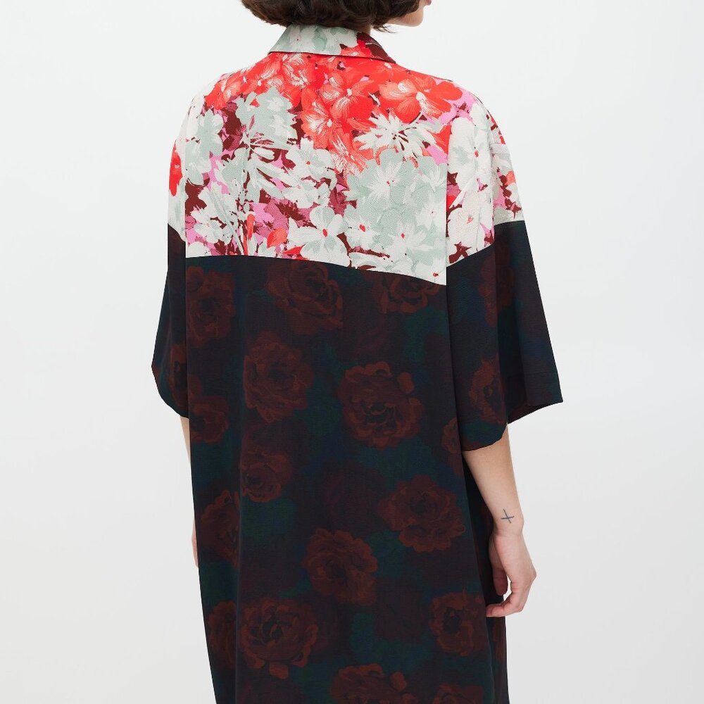 Dries Van Noten Dorali Bis Dress in Floral Size Large NWT - Picture 2 of 5